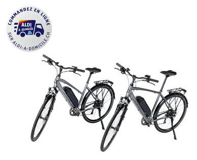 VÉLO ÉLECTRIQUE DE TREKKING POUR FEMMES ET HOMMES 28"