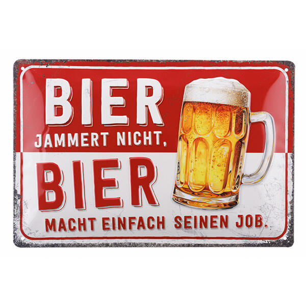 Metall-Dekoschild