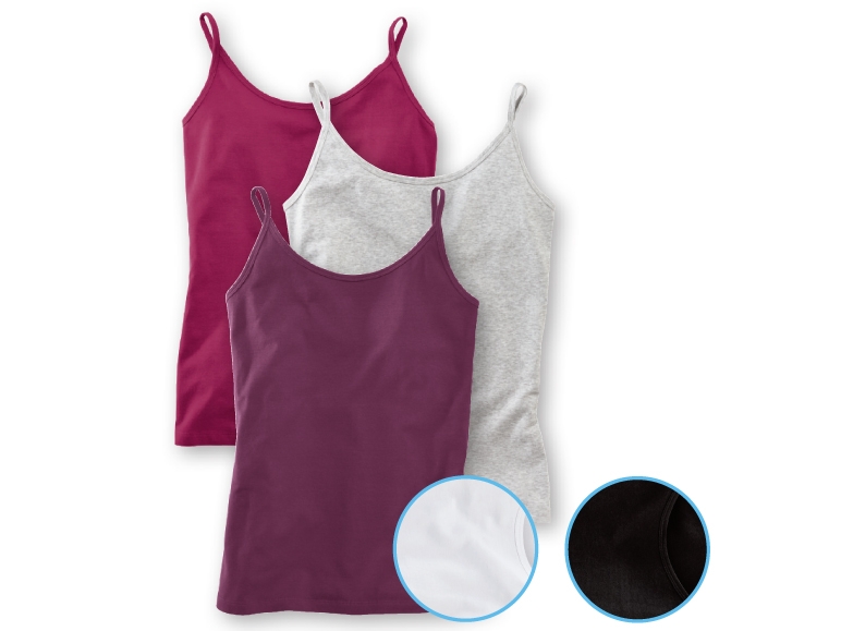 Jolinesse(R) Ladies' Vests with Spaghetti Straps