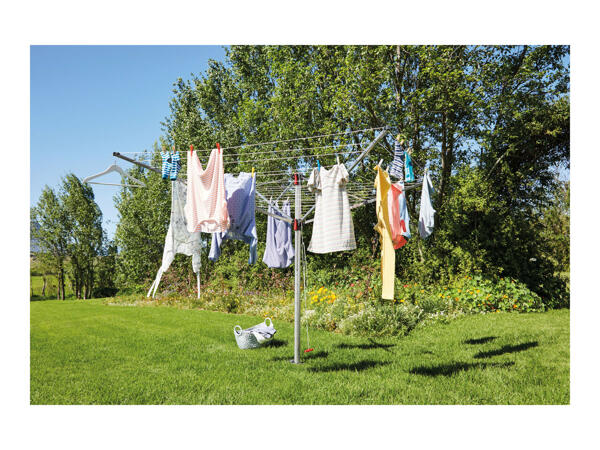 Aquapur 52m 4-Arm Rotary Clothes Airer
