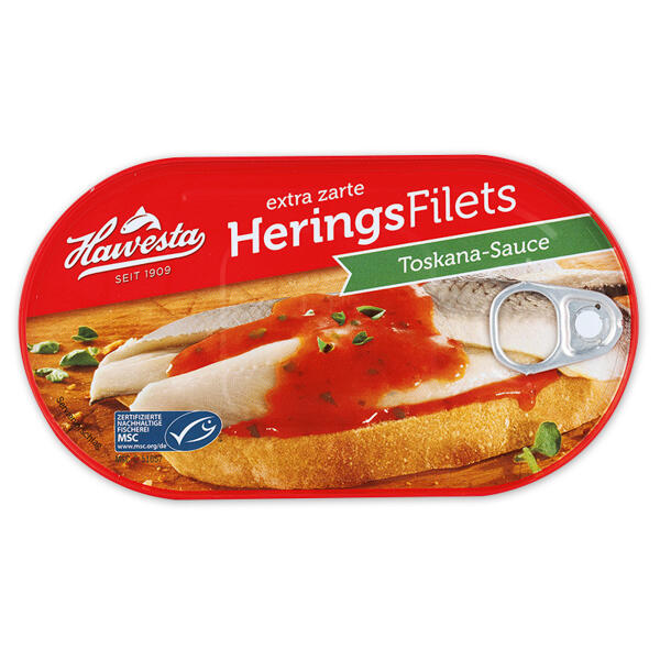 Heringsfilets in Creme / Sauce