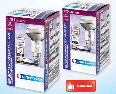 LIGHTWAY Halogenleuchtmittel
