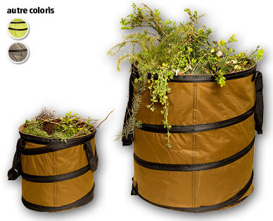 Lot de sacs à déchets de jardin pop-up, 2 pièces GARDENLINE(R)