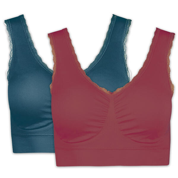 Seamless-BH mit Spitze 2er-Pack