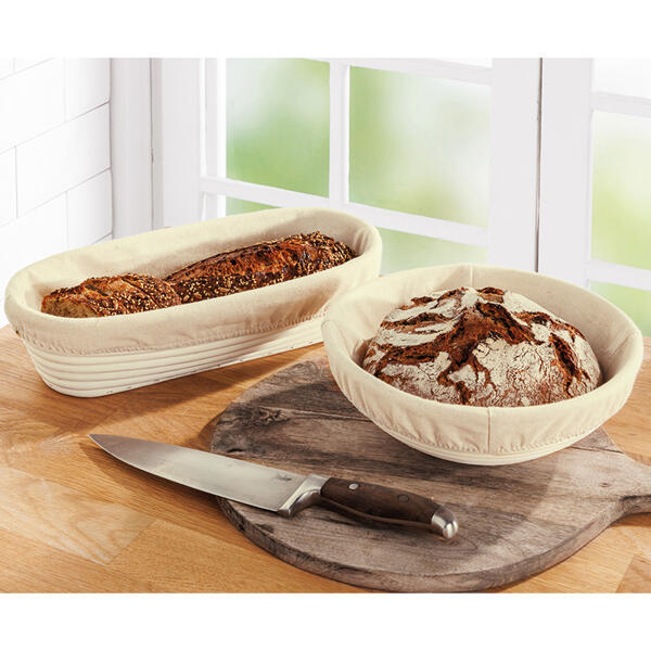 Rattan-Gärkörbchen 2in1