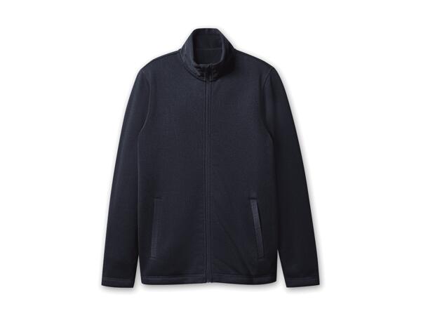 Damen/Herren Strickfleece-Jacke
