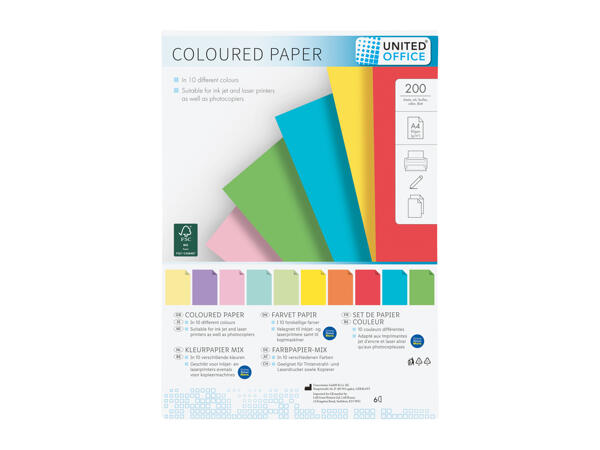 United Office Coloured Paper