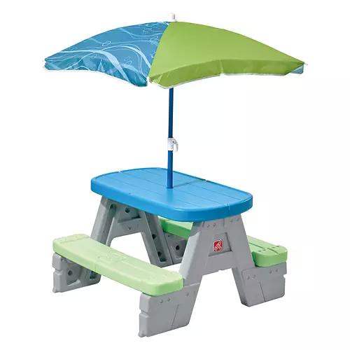Kid's Sit & Play Jr. Picnic Table with Umbrella