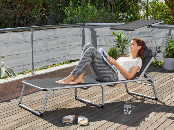 Aluminium Sunlounger