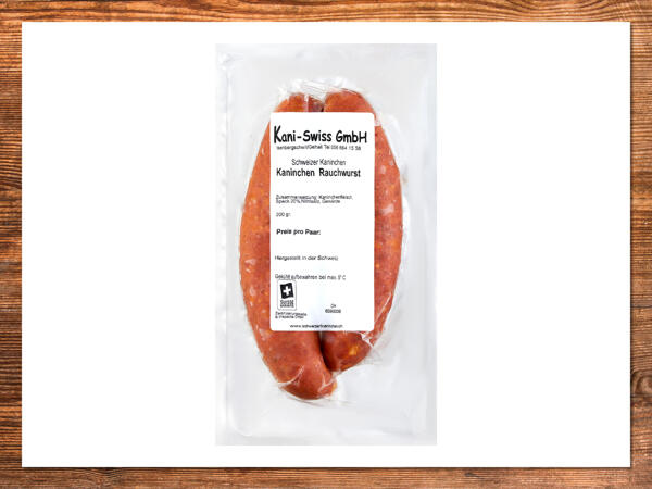 Lapin saucisses fumées