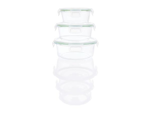 Livarno Home Food Storage Container Set - 3 Piece Set