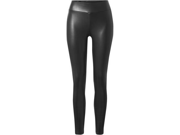 Ladies' Leather Effect Leggings