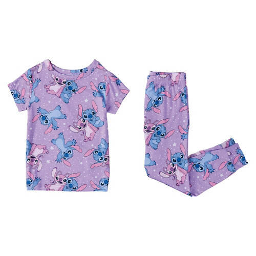 2 Piece Children's Lilo & Stitch Character Pajama Set, M/8