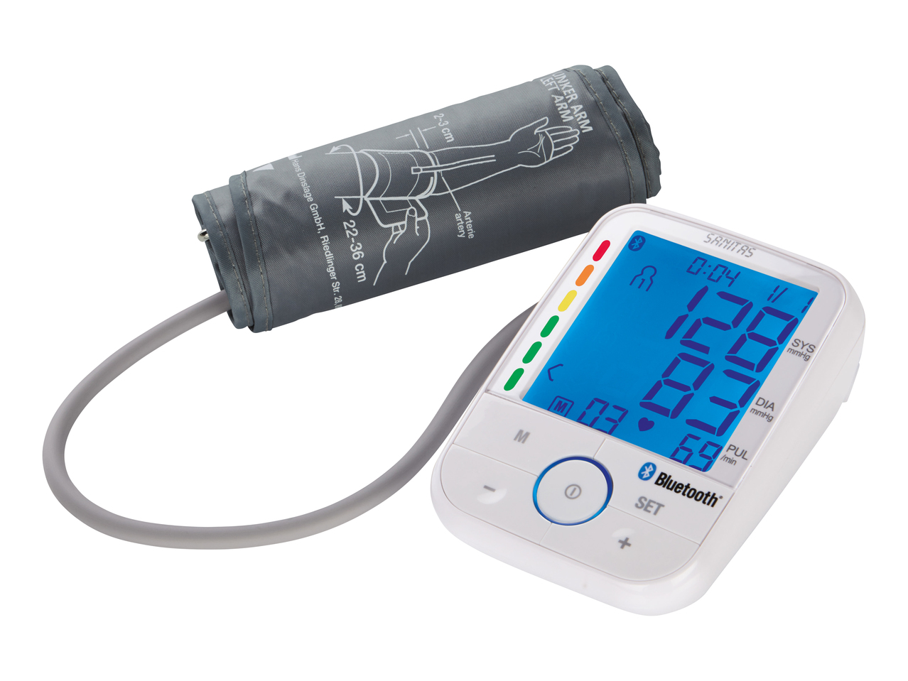 Sfigmomanometro Bluetooth(R) (uniquement au Tessin)