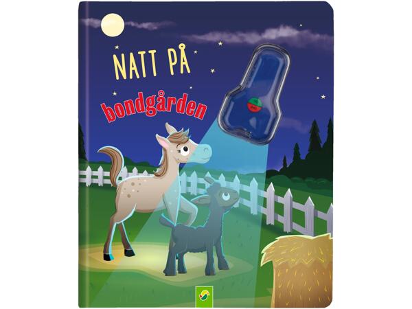 Barnbok med UV-ficklampa