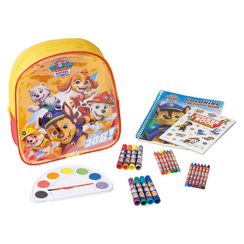 Children's Backpack & Coloring Activity Set - Paw Patrol