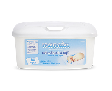 FRAGRANCE FREE BABY WIPES IN POP UP TUB 80PK