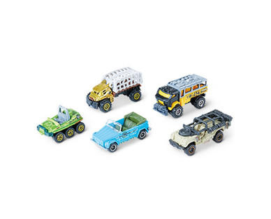 Mattel Hot Wheels or Matchbox 5-Pack Cars