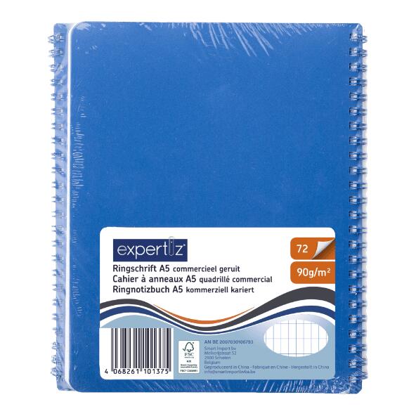 EXPERTIZ(R) 				Cahier à anneaux A4 (1 pce) ou A5 (2 pcs)
