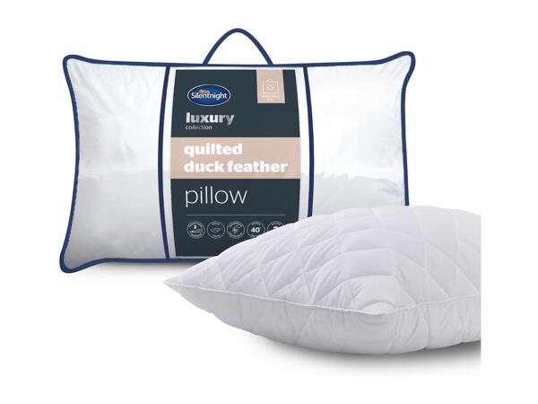 Silentnight Quilted Duck Feather Pillow