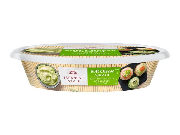 Soft Cheese Spread with Horseradish and Wasabi