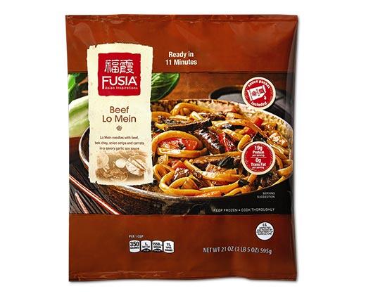 Fusia Asian Inspirations Beef and Broccoli or Beef Lo Mein