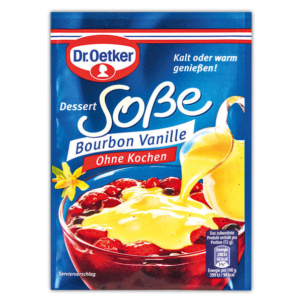 Dessert Soße Bourbon Vanille