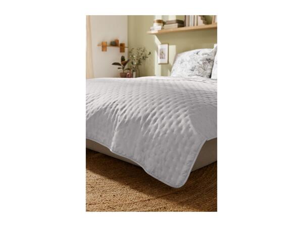 Livarno Home Light Grey Bedspread