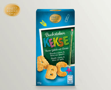 FINEST BAKERY Buchstabenkekse