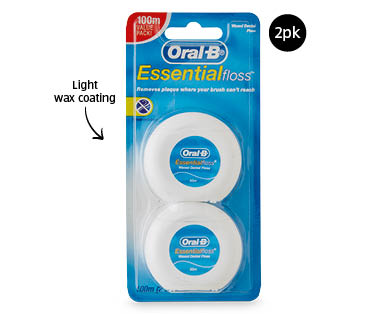 Oral B Waxed Floss 2 x 50m