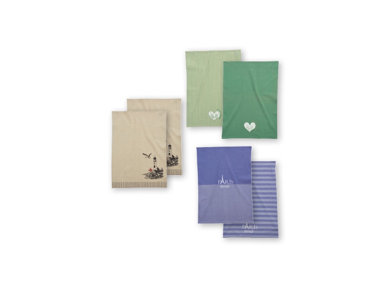 MERADISO Tea Towels 50 x 70cm