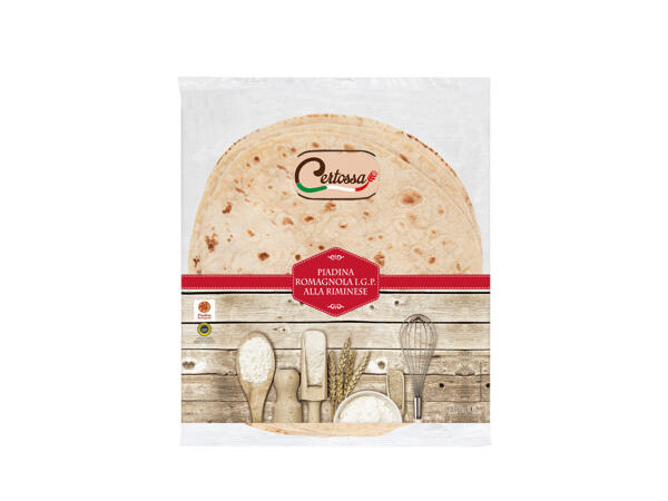 Round flat bread PGI