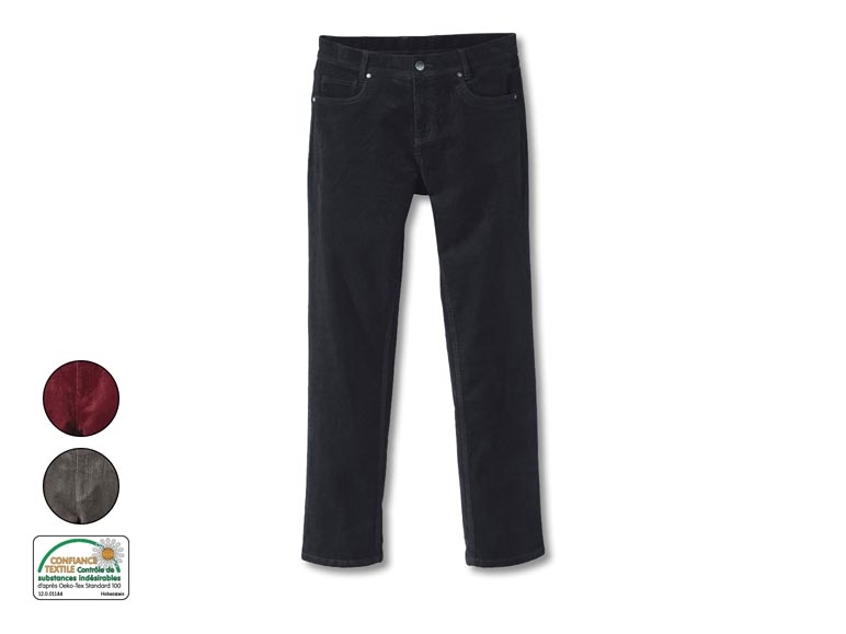 Pantalon en velours côtelé