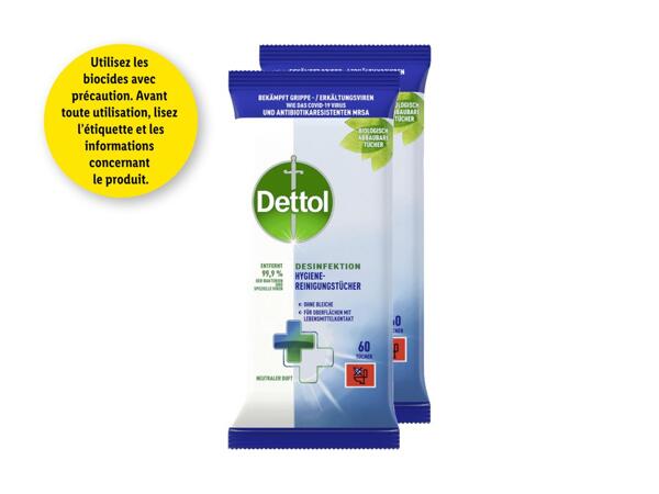 Lingettes désinfectantes Dettol