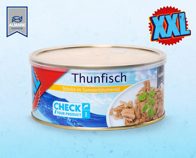 ALMARE SEAFOOD XXL Thunfisch in Sonnenblumenöl