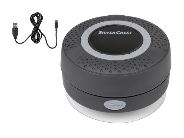 SILVERCREST(R) Bluetooth(R)-højtaler til badeværelset
