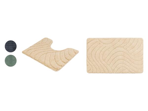 Badrumsmattor, 3-pack
