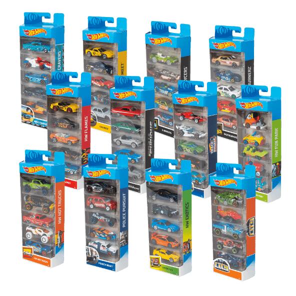 HOT WHEELS(R) 				Petites voitures, 5 pcs