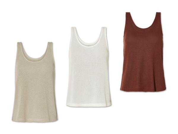 Damen Feinstrick-Tanktop