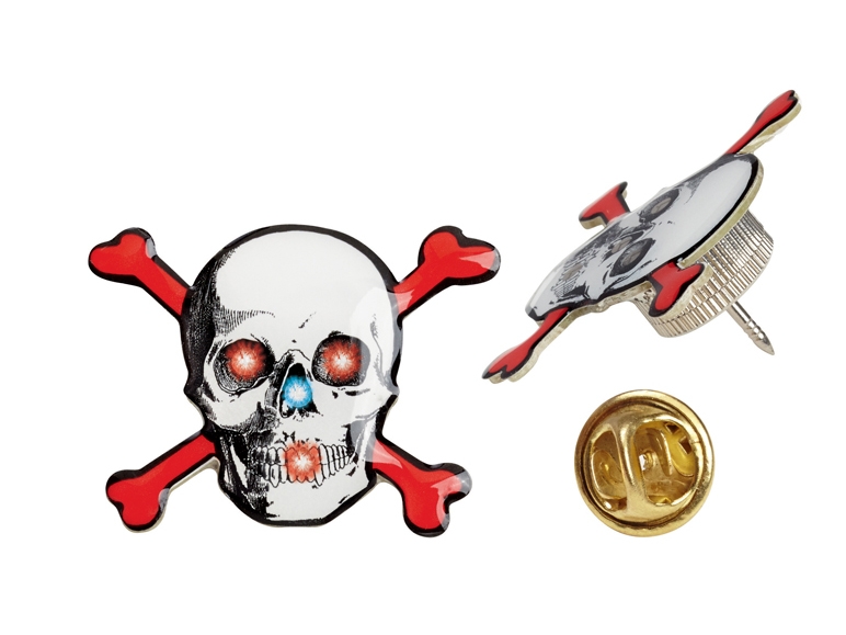 LED Halloween Badges