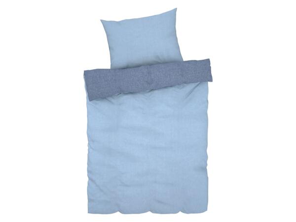 Single reversible chambray winter bedlinen