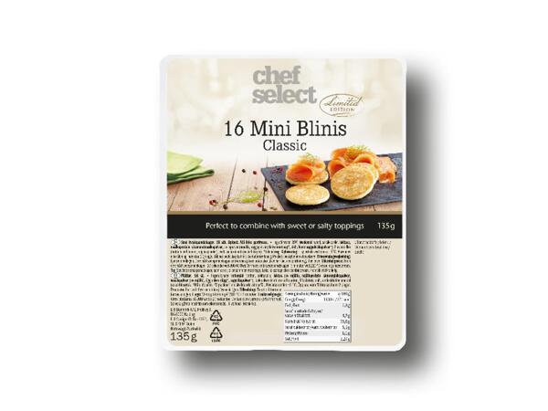 Mini Cocktail Blinis