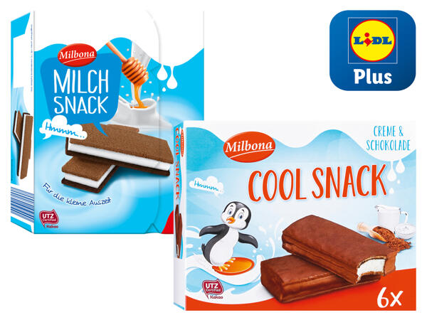 Milch-oder Kakaoschnitte