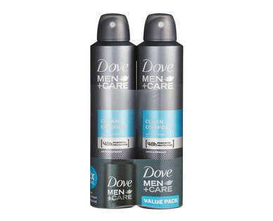 Dove Antiperspirant Deodorant for Men 2 x 148g or Women 2 x 127g