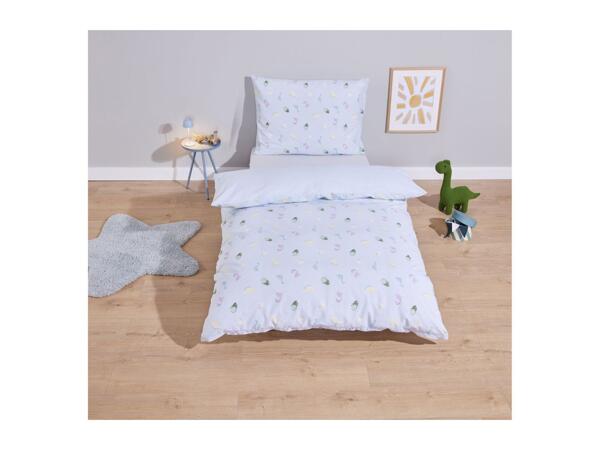 Livarno Home Kids' Reversible Bedlinen - Single Grey