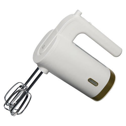 Cordless Rechargeable Hand Mixer, White