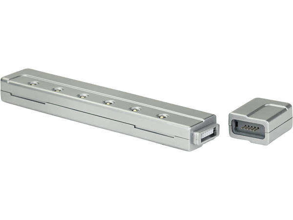 LED-ljuslist, silver
