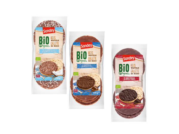 Rice crackers chocolate
