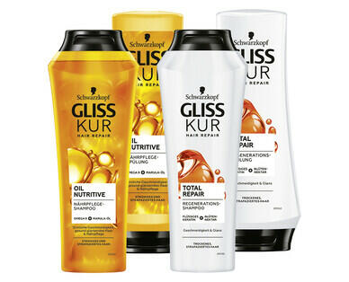 SCHWARZKOPF GLISS KUR 
 SHAMPOO/ BALSAMO
