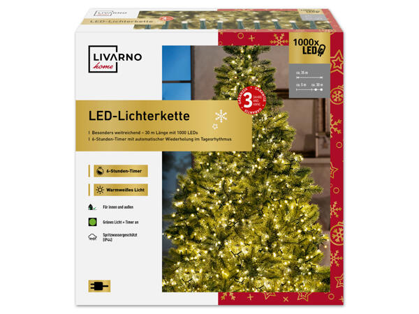 LED-Lichterkette, 1.000 LEDs